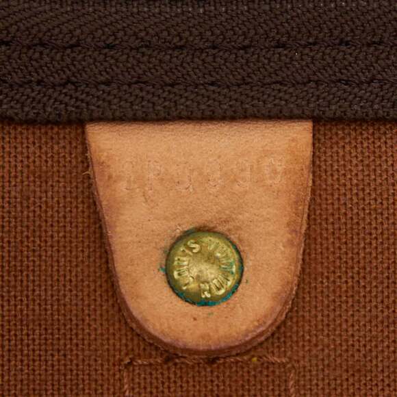 LOUIS VUITTON Brown Monogram Leather Shoulder Bag - Picture 13 of 14